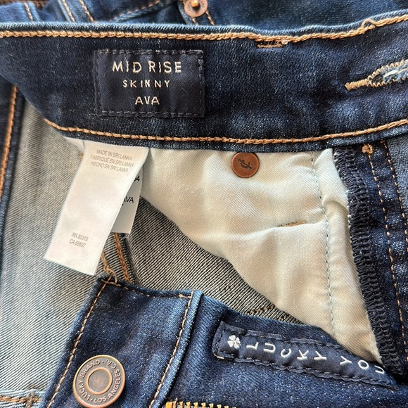 Lucky Brand Ava Skinny 6/28 Regular Dark Wash - Picture 3 of 5